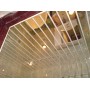 подвесной реечный потолок цена,рейка Албес 85мм (4м). Суперхром