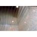 реечные потолки в ванной,рейка Албес 135мм (3м). Суперхром