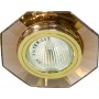 Светильник точечный, MR16 G5.3 коричневый, золото